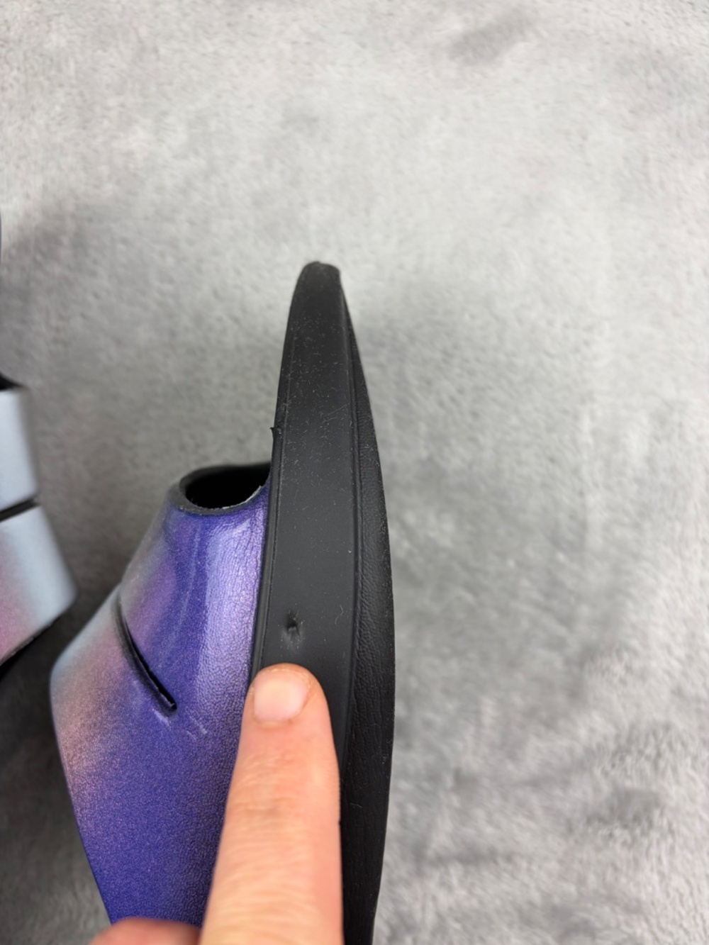 OOFOS OOahh Luxe Slide Recovery Sandals Women's Size 8 - Picture 4 of 10